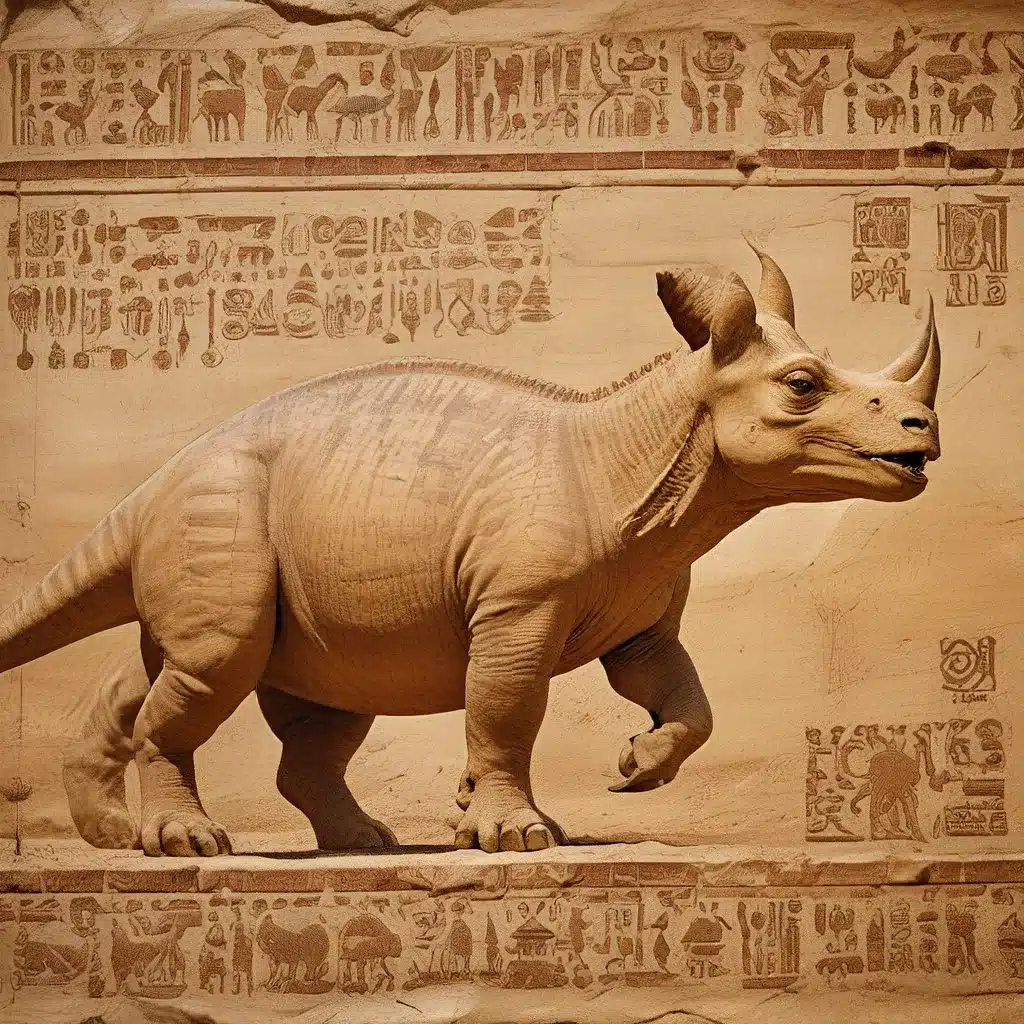 Decoding the Hieroglyphs of the Mysterious Pachyrhinosaurus Agricultural Civilizations