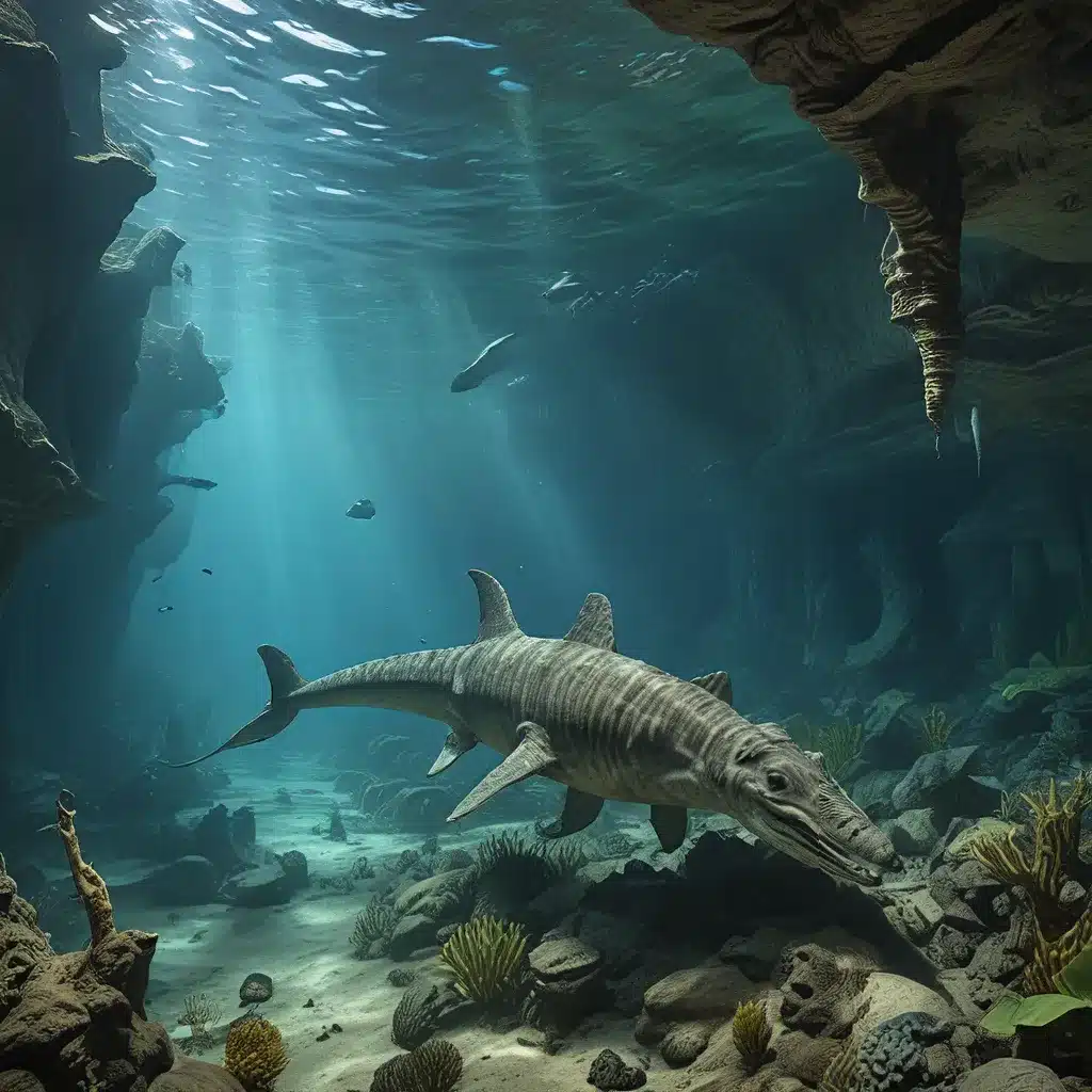 Diving into the Aquatic Ruins of the Elasmosaurus Underwater Kingdoms