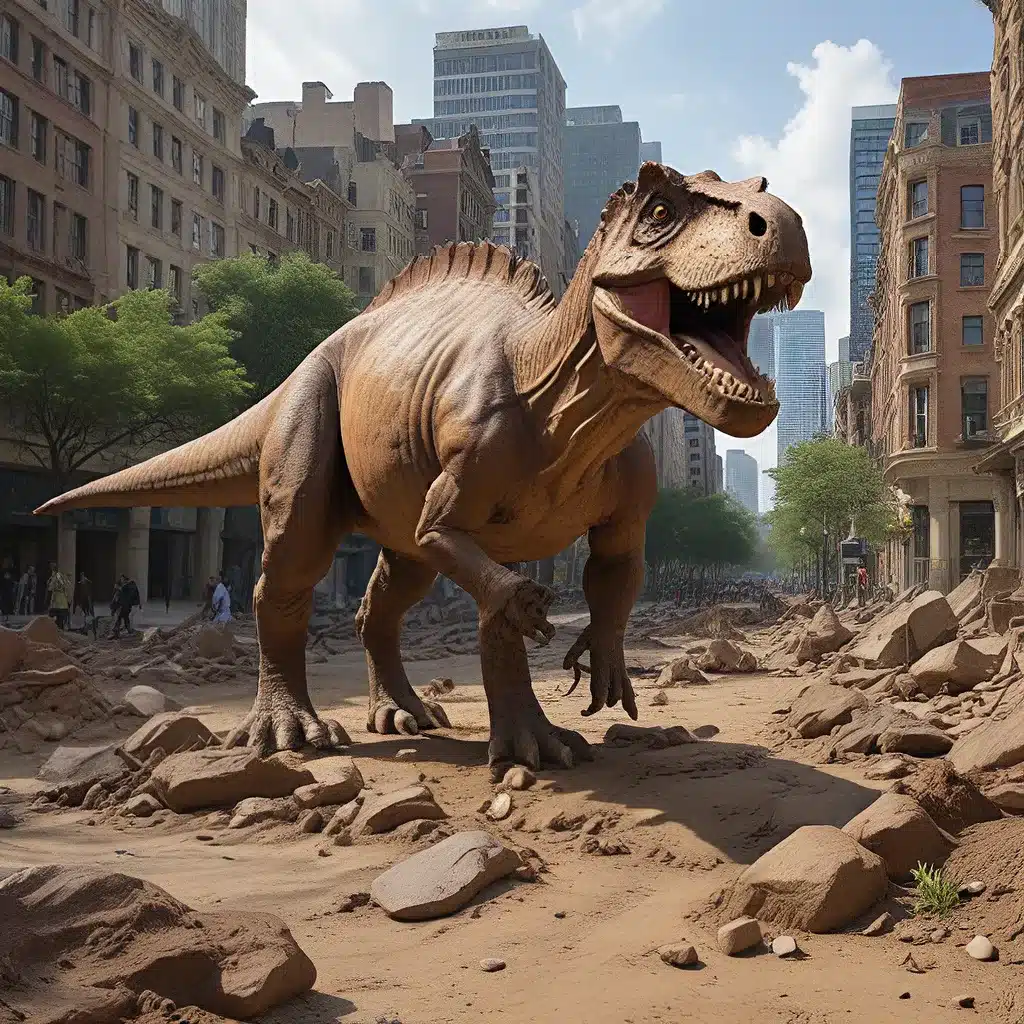 Unearthing the Colossal Structures of Dinosaur Urban Landscapes