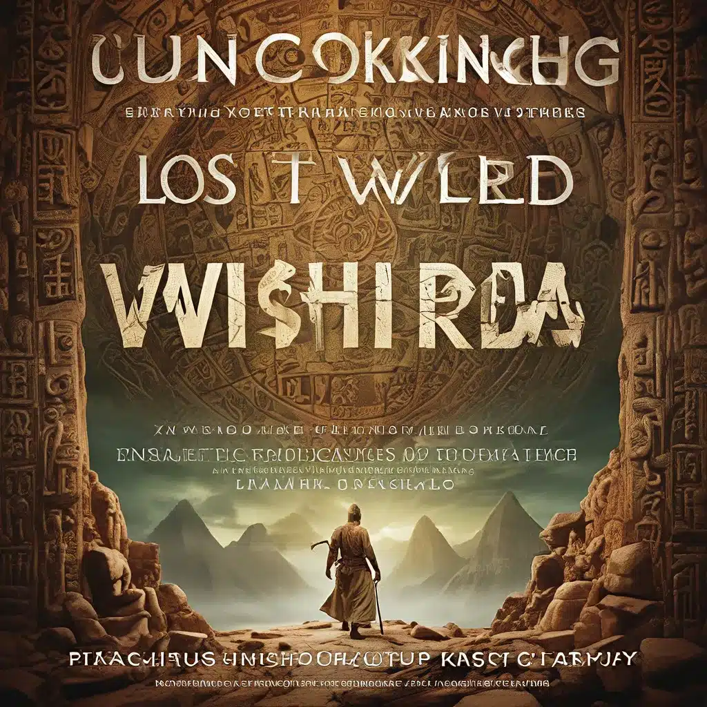 Unlocking the Lost World: Exploring the Mysteries of Vanished Civilizations