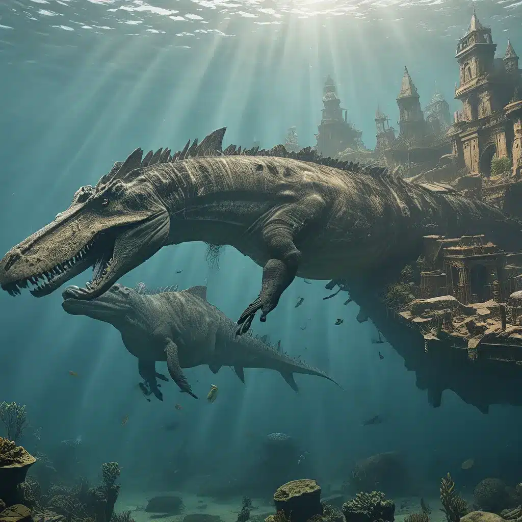 Unveiling the Lost Underwater Cities of the Mosasaurus Maritime Empire